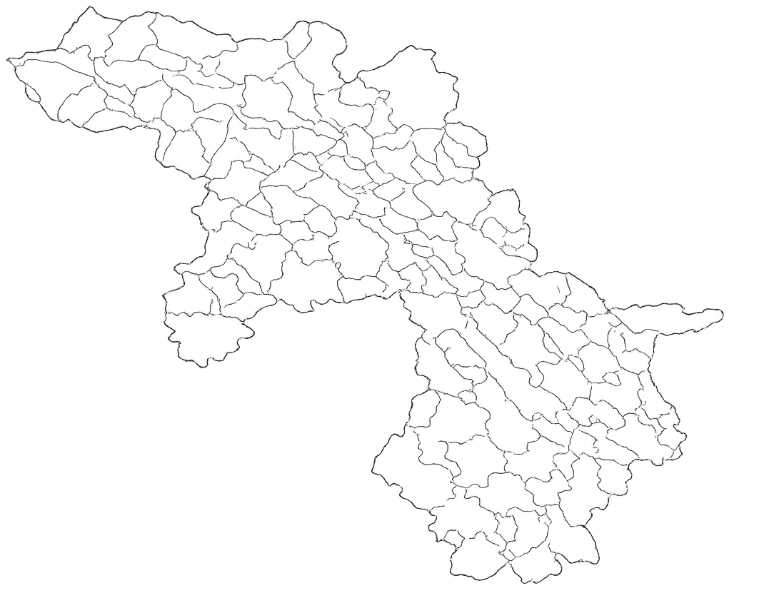 Mapa de la Región del Kurdistán