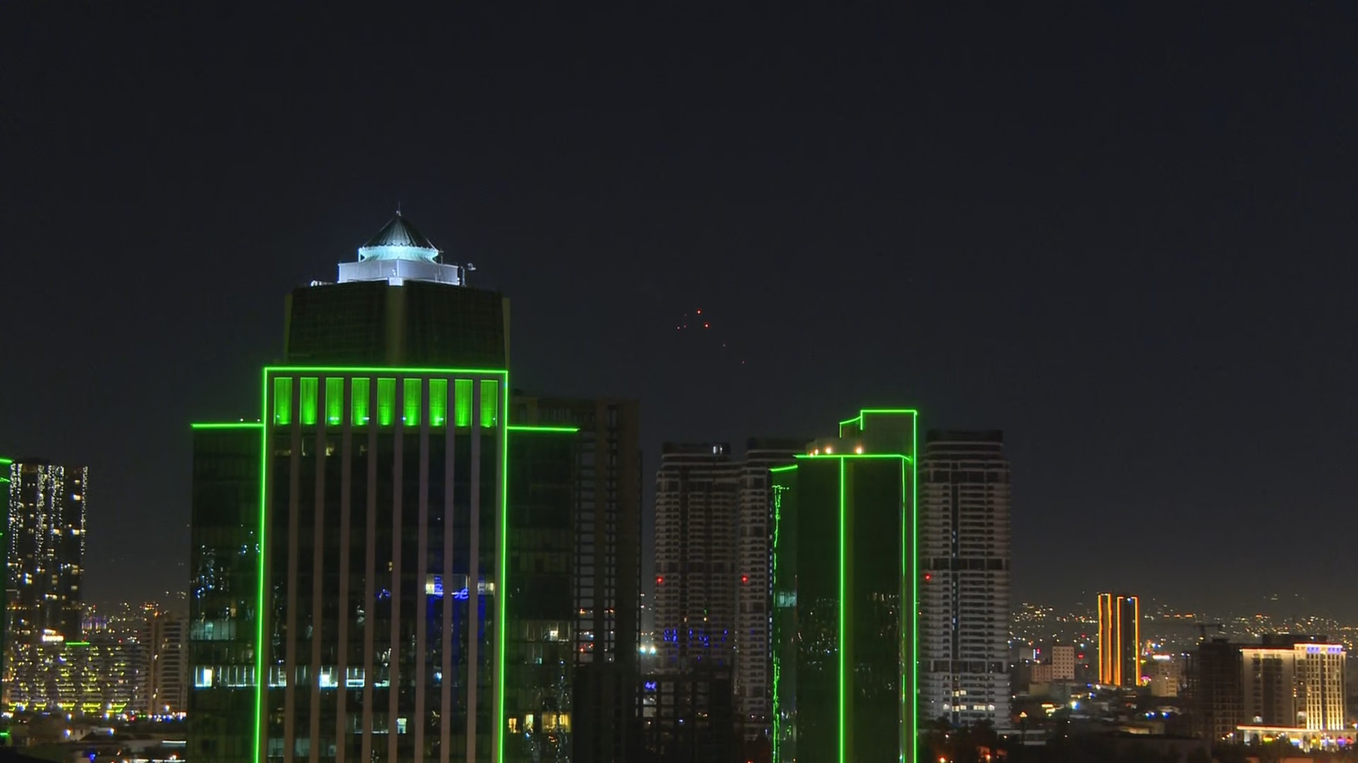 Ocho drones cargados con explosivos interceptados sobre Erbil